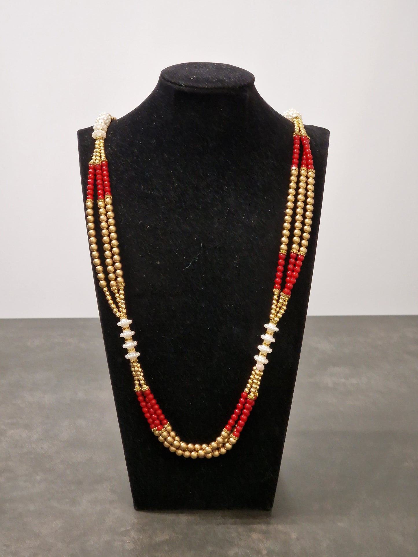 Red & Gold Necklace