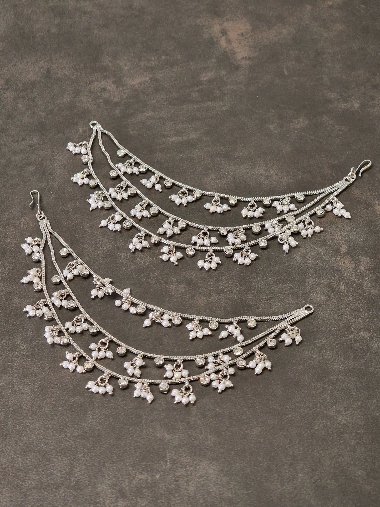 Silver Polki Saharey
