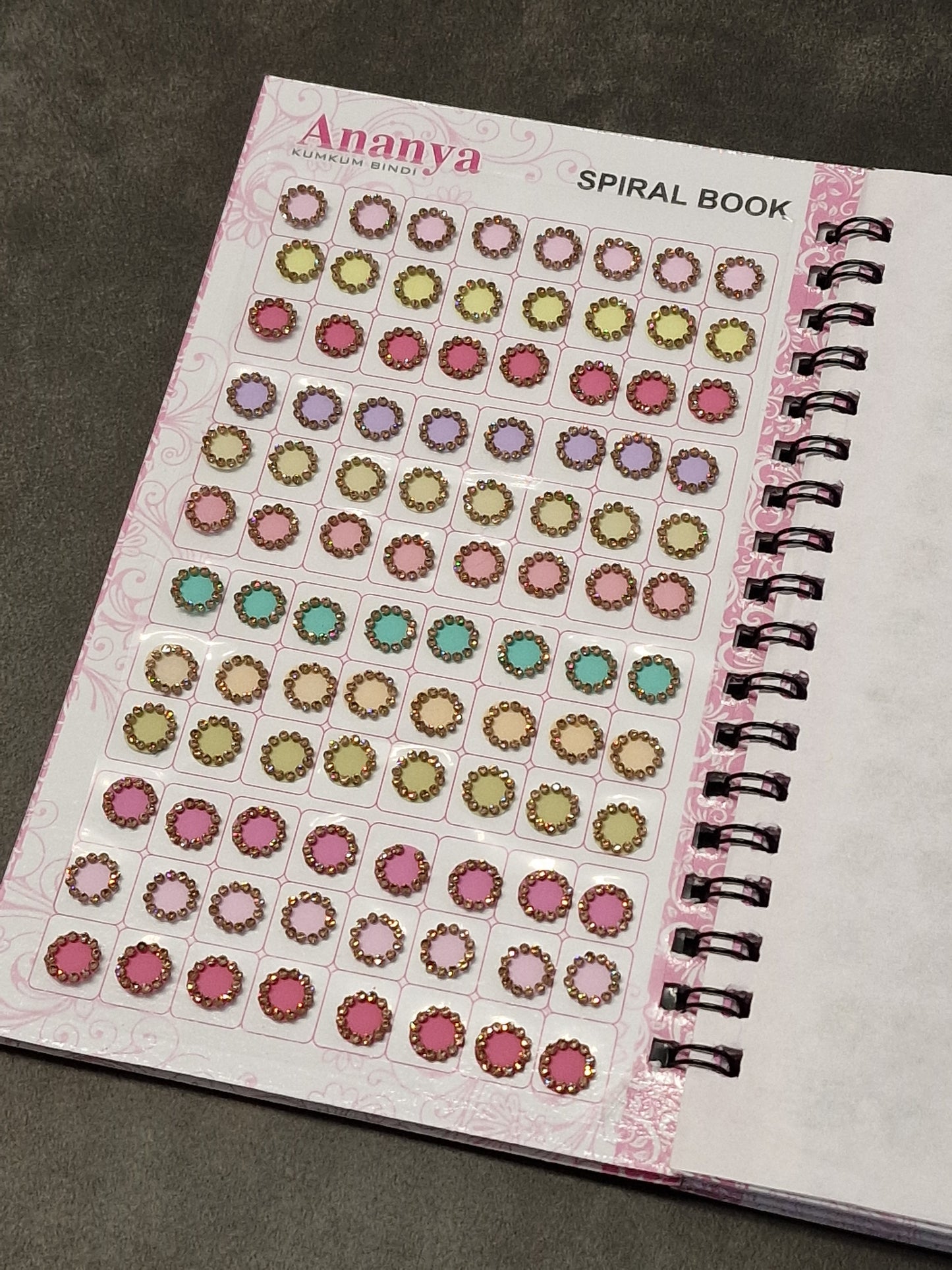 Pastel Diamanté Bindi Book