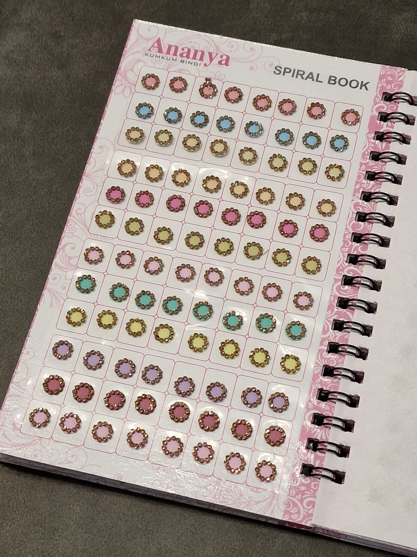 Pastel Diamanté Bindi Book