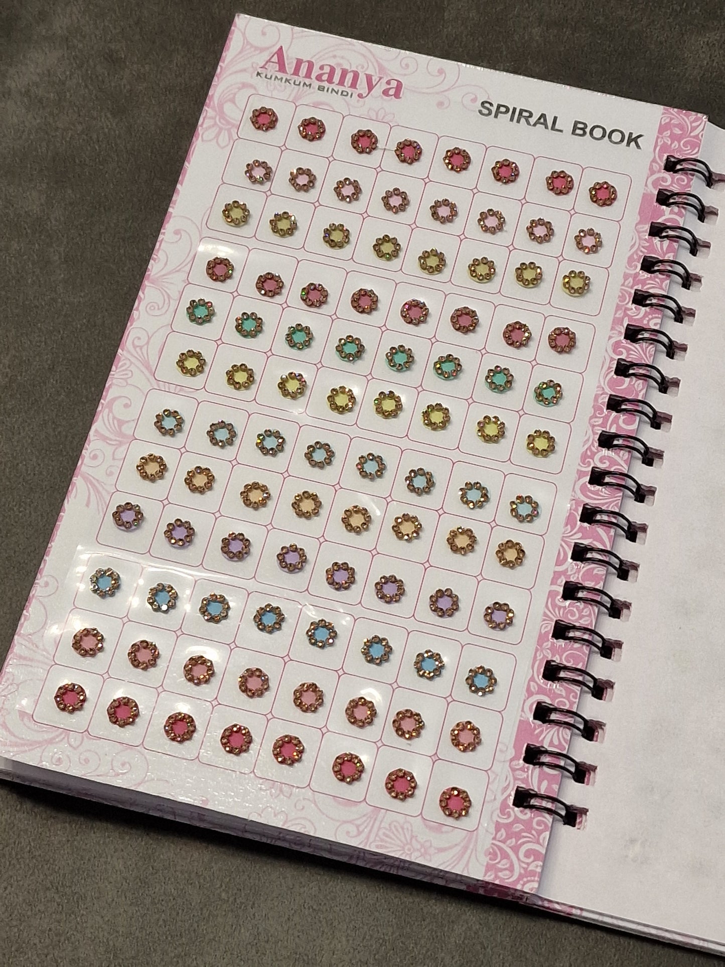 Pastel Diamanté Bindi Book