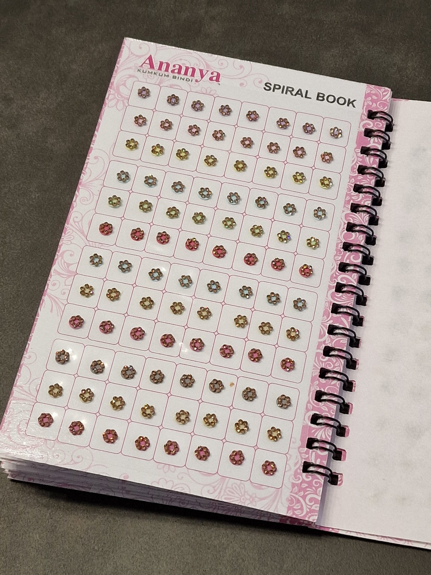 Pastel Diamanté Bindi Book