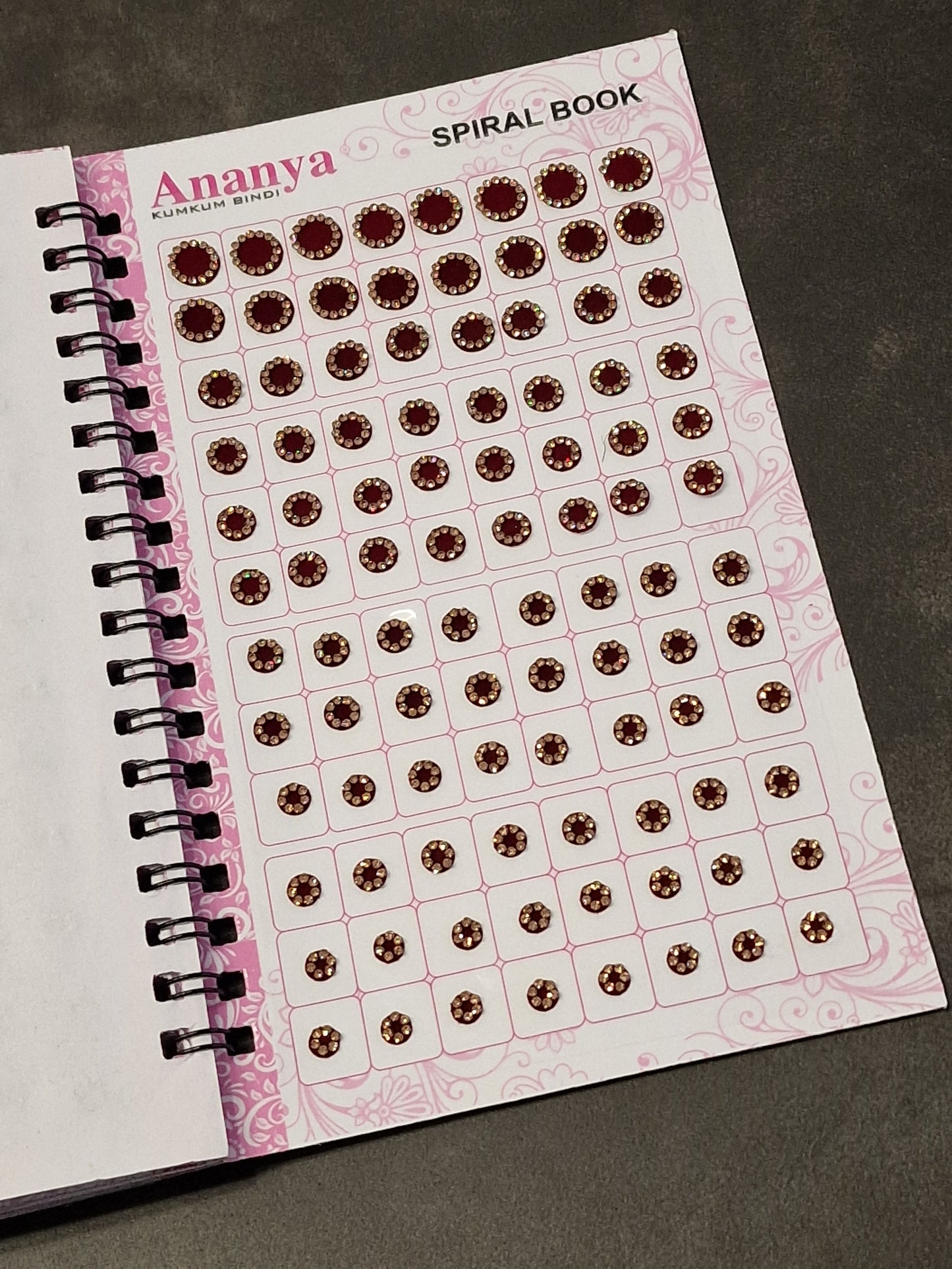 Pastel Diamanté Bindi Book