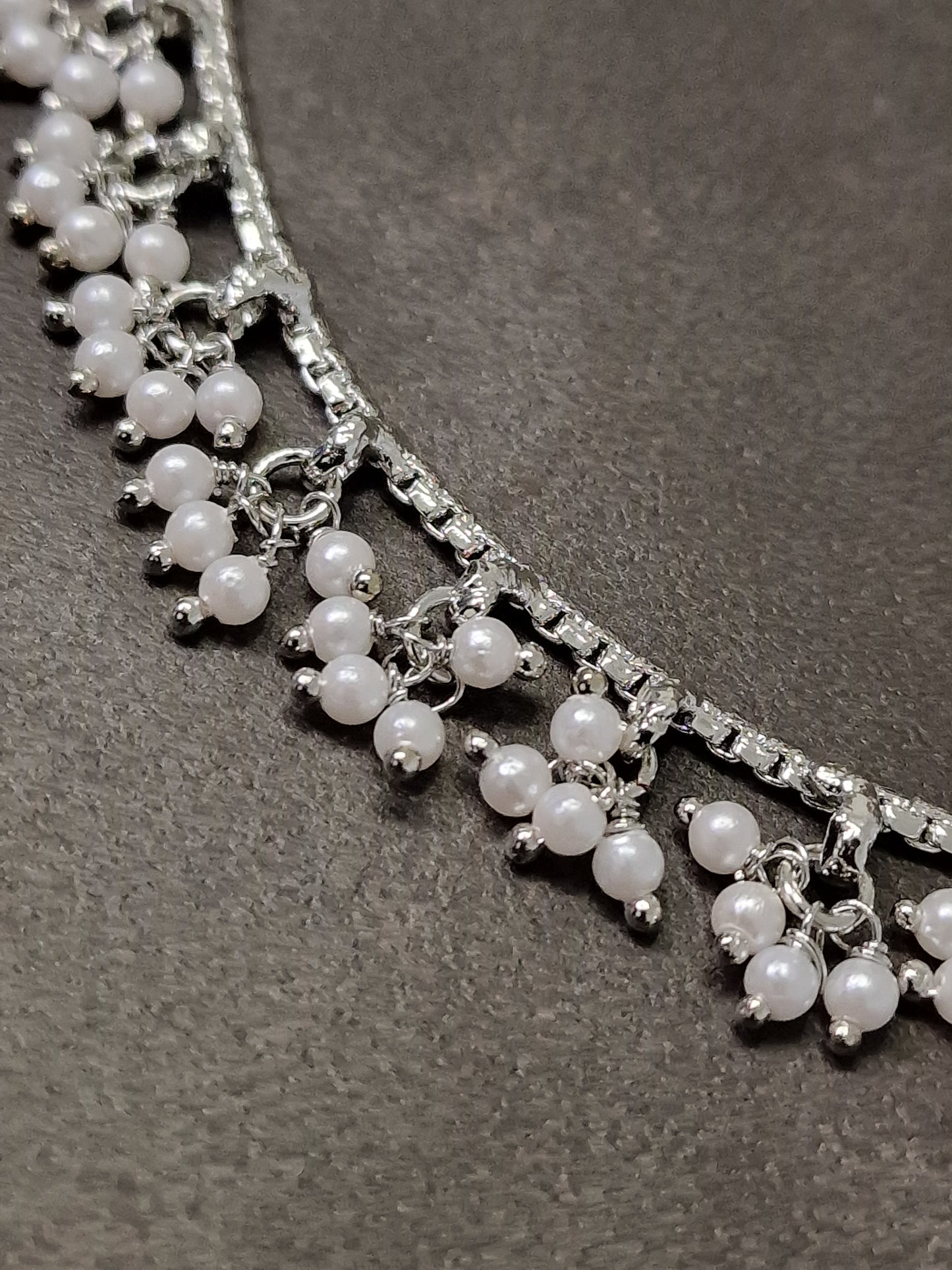 Pearl Drop Anklets - Available in various colours