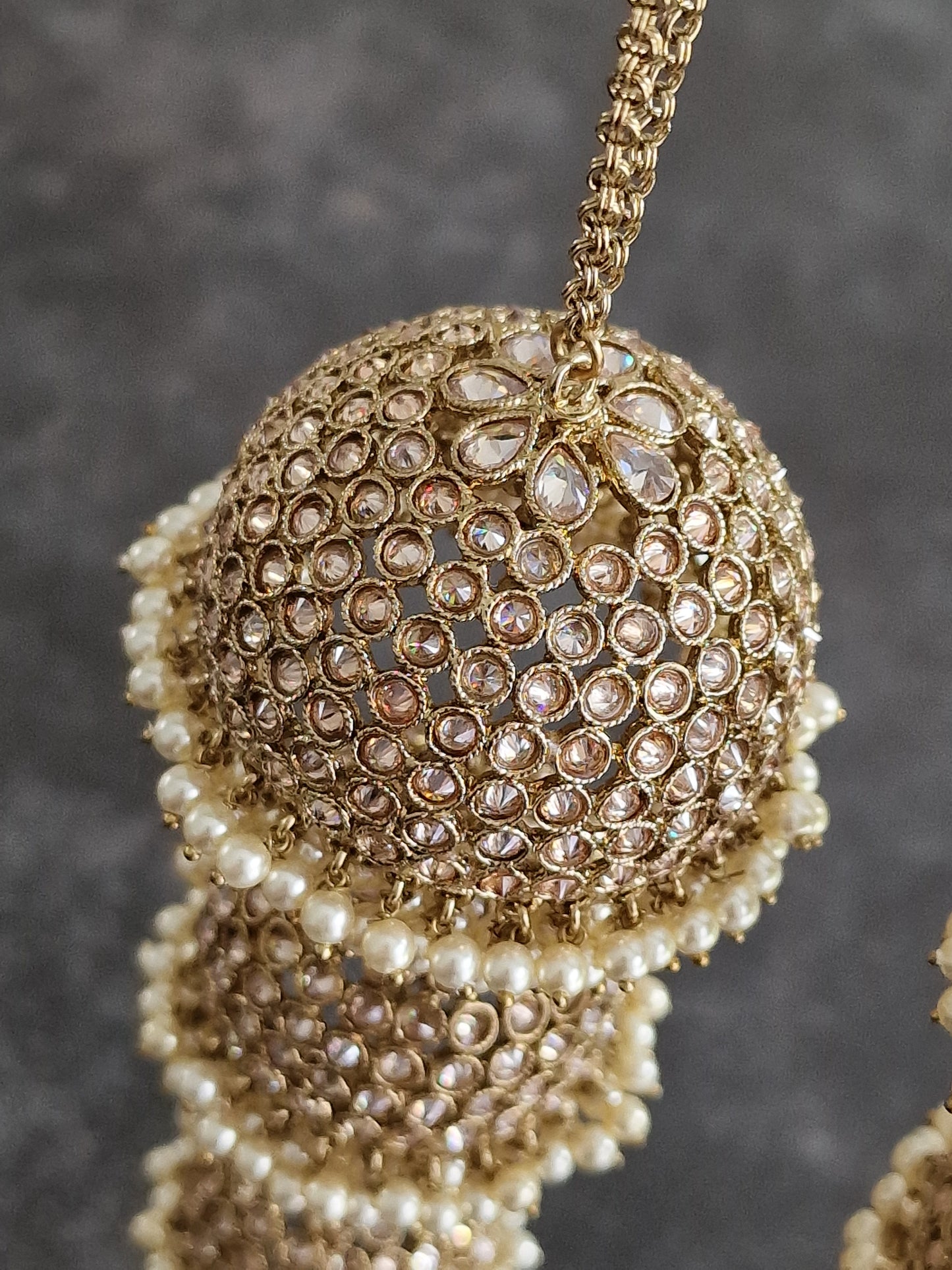 Three Tier Cluster Pearl Kaleeray