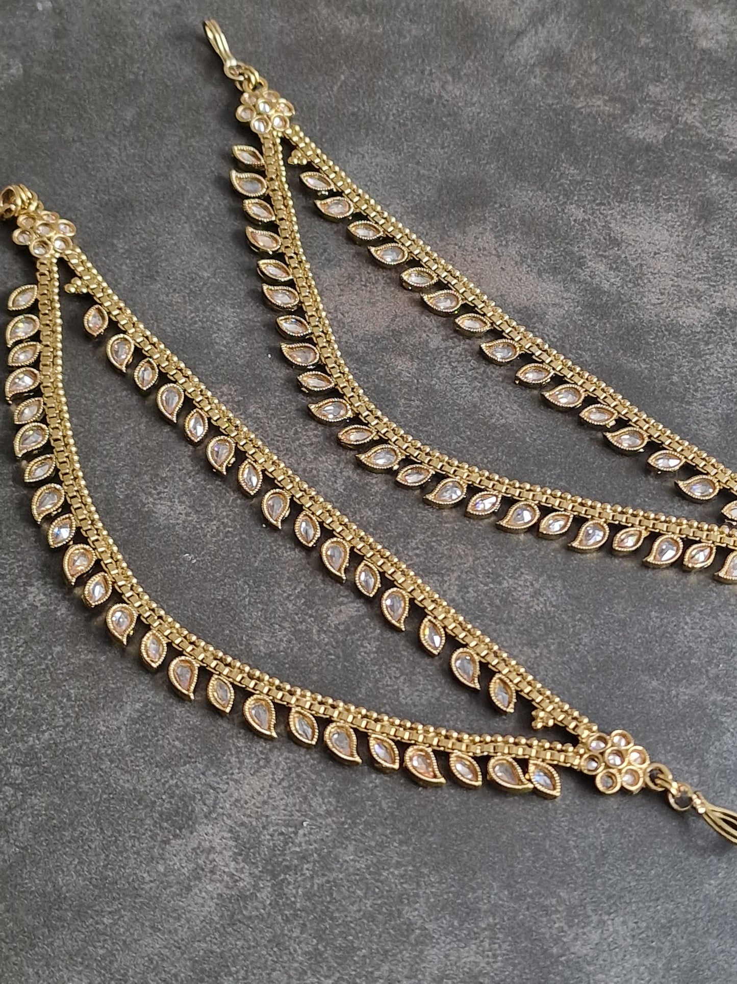Gold polki saharey