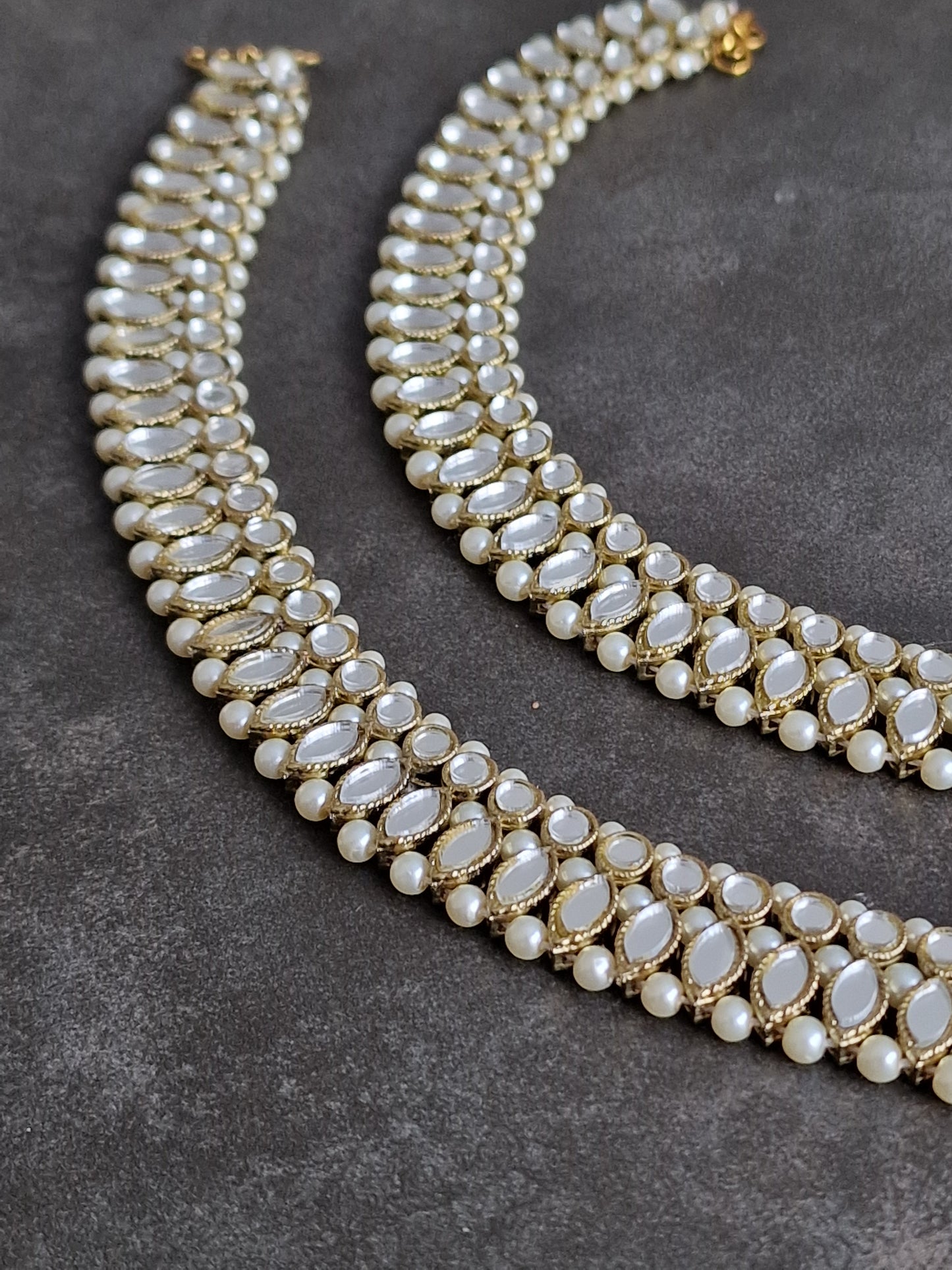 Mirrored anklets