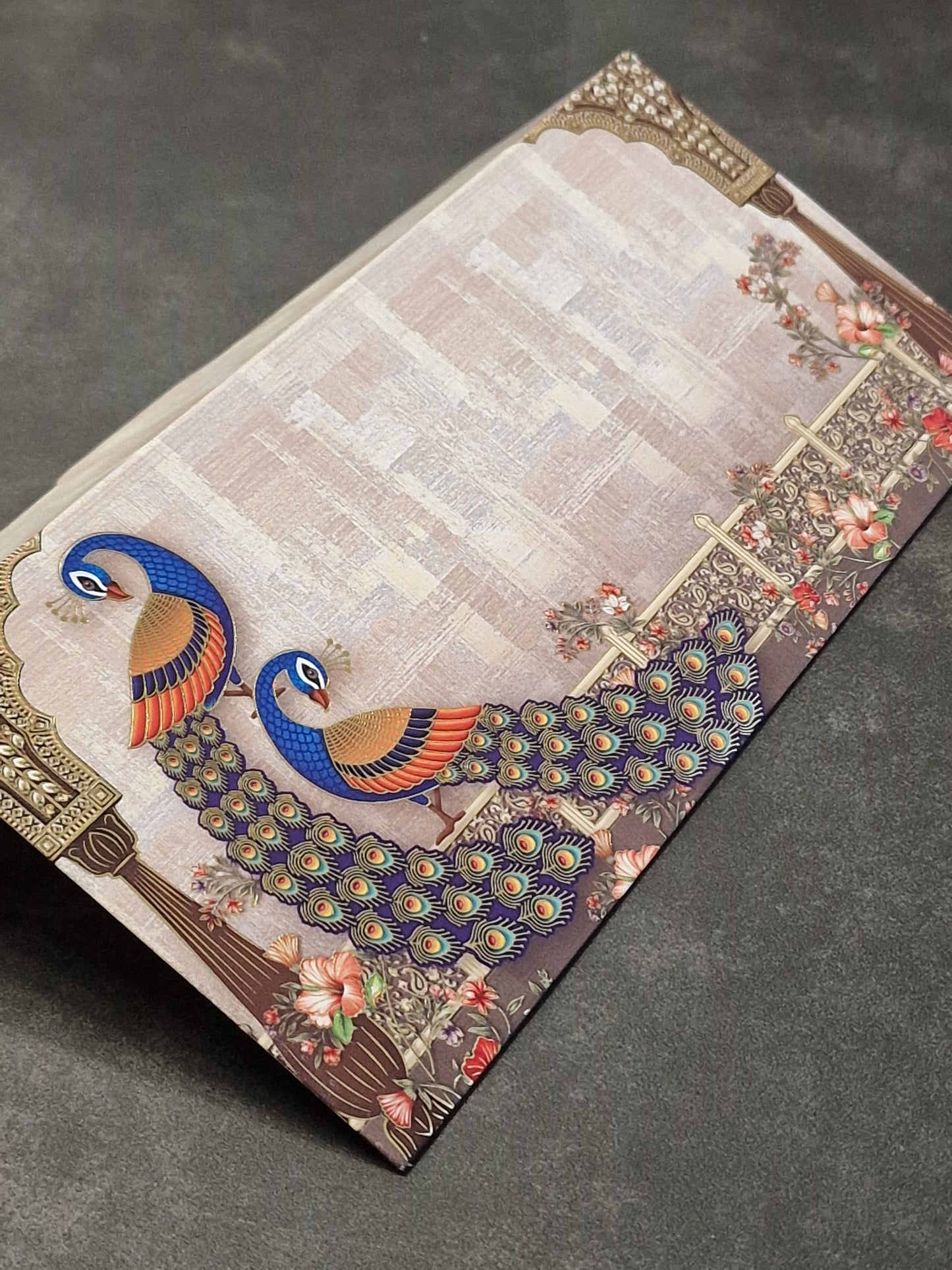 Blue Peacock Envelopes