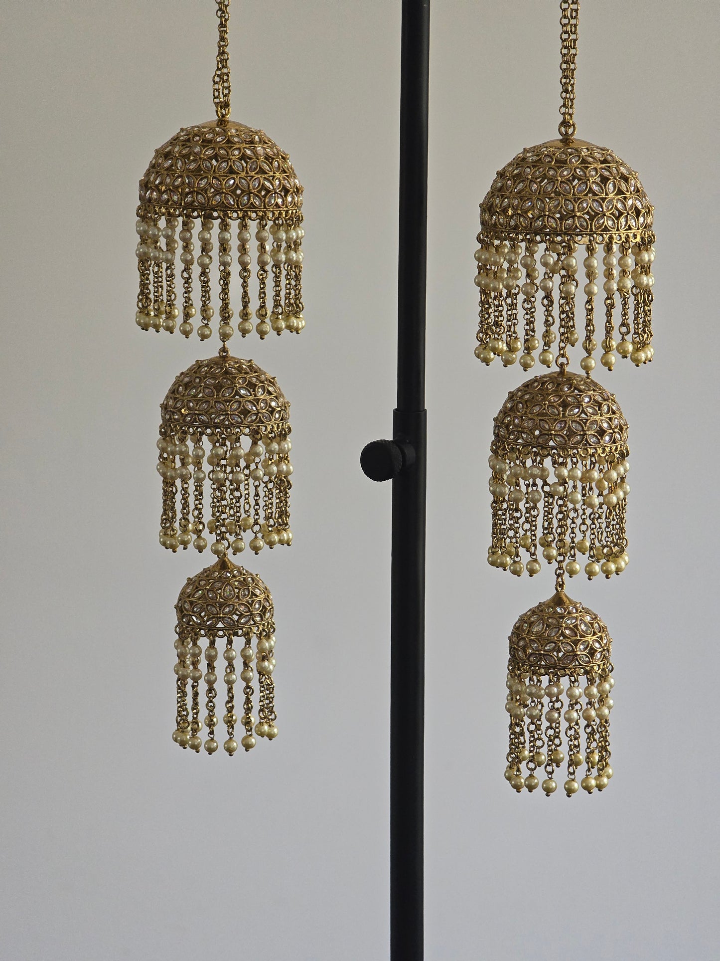 Intricate polki kaleeray