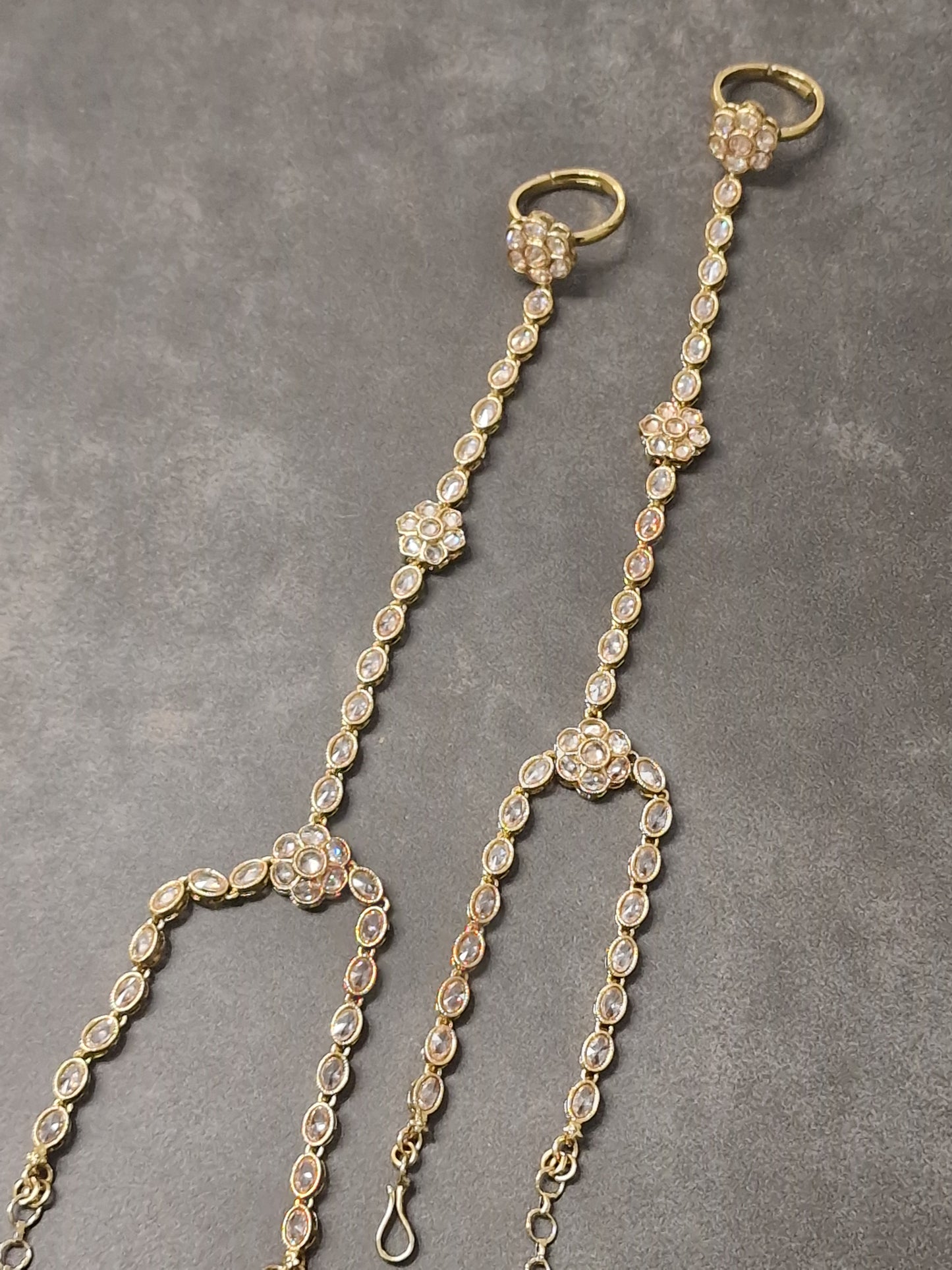 Gold hand chains