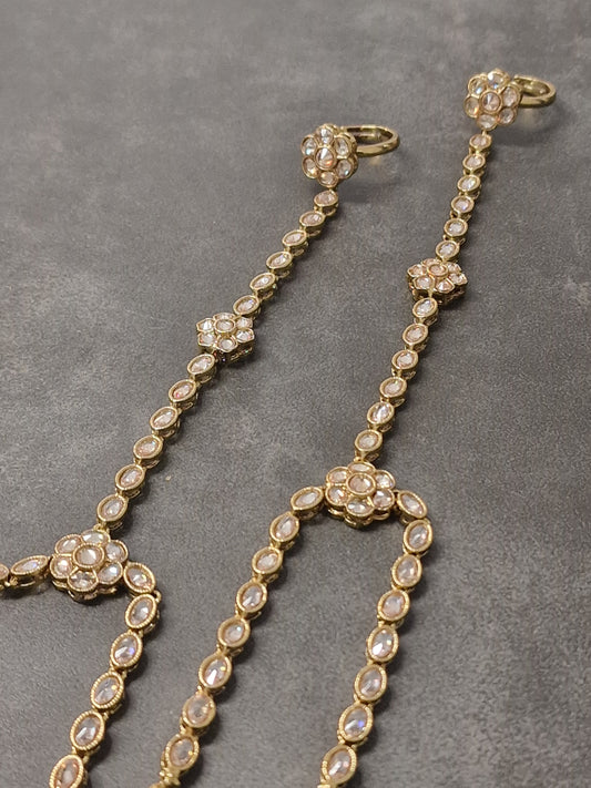 Gold hand chains