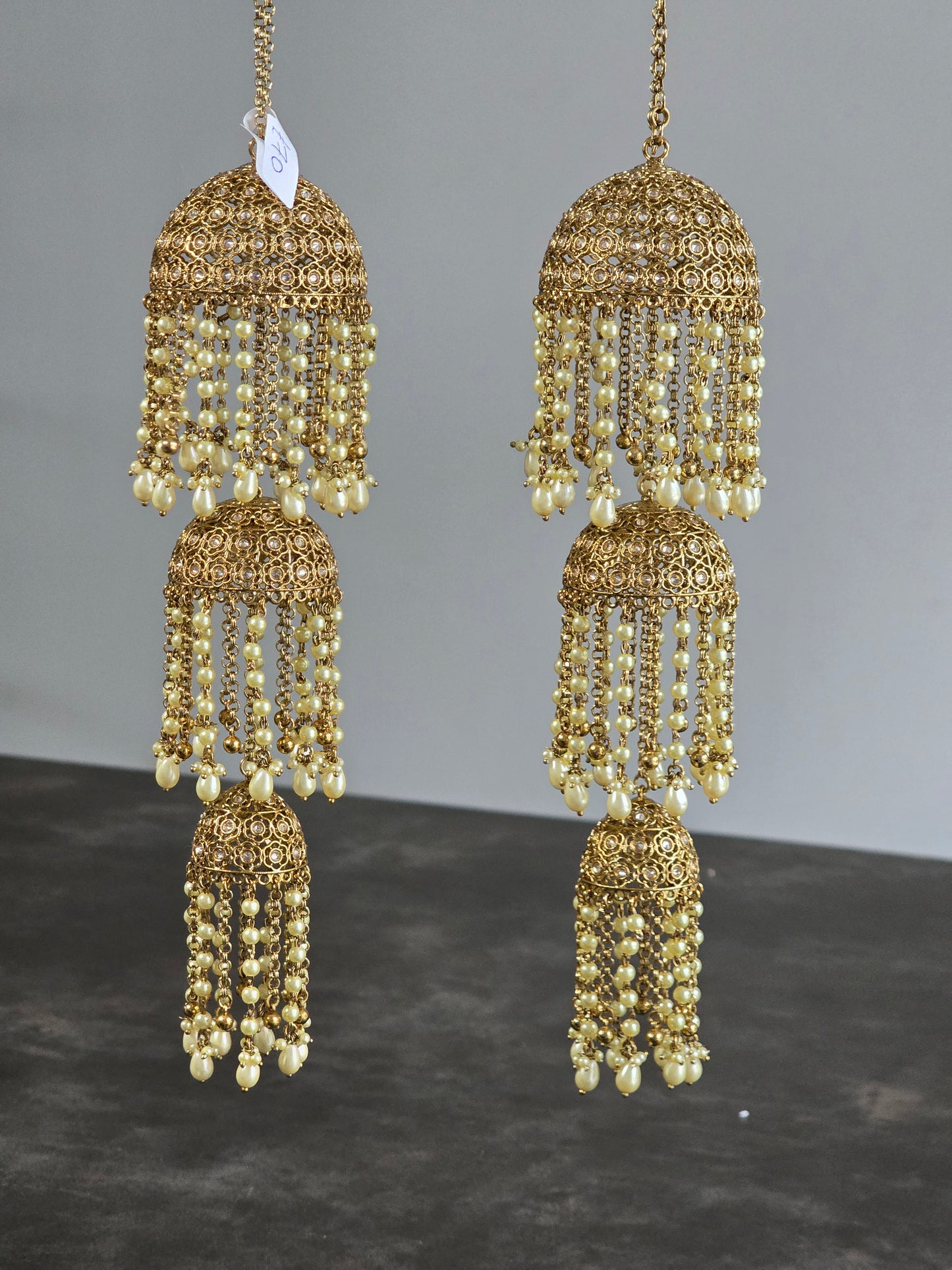 Intricate polki kaleeray