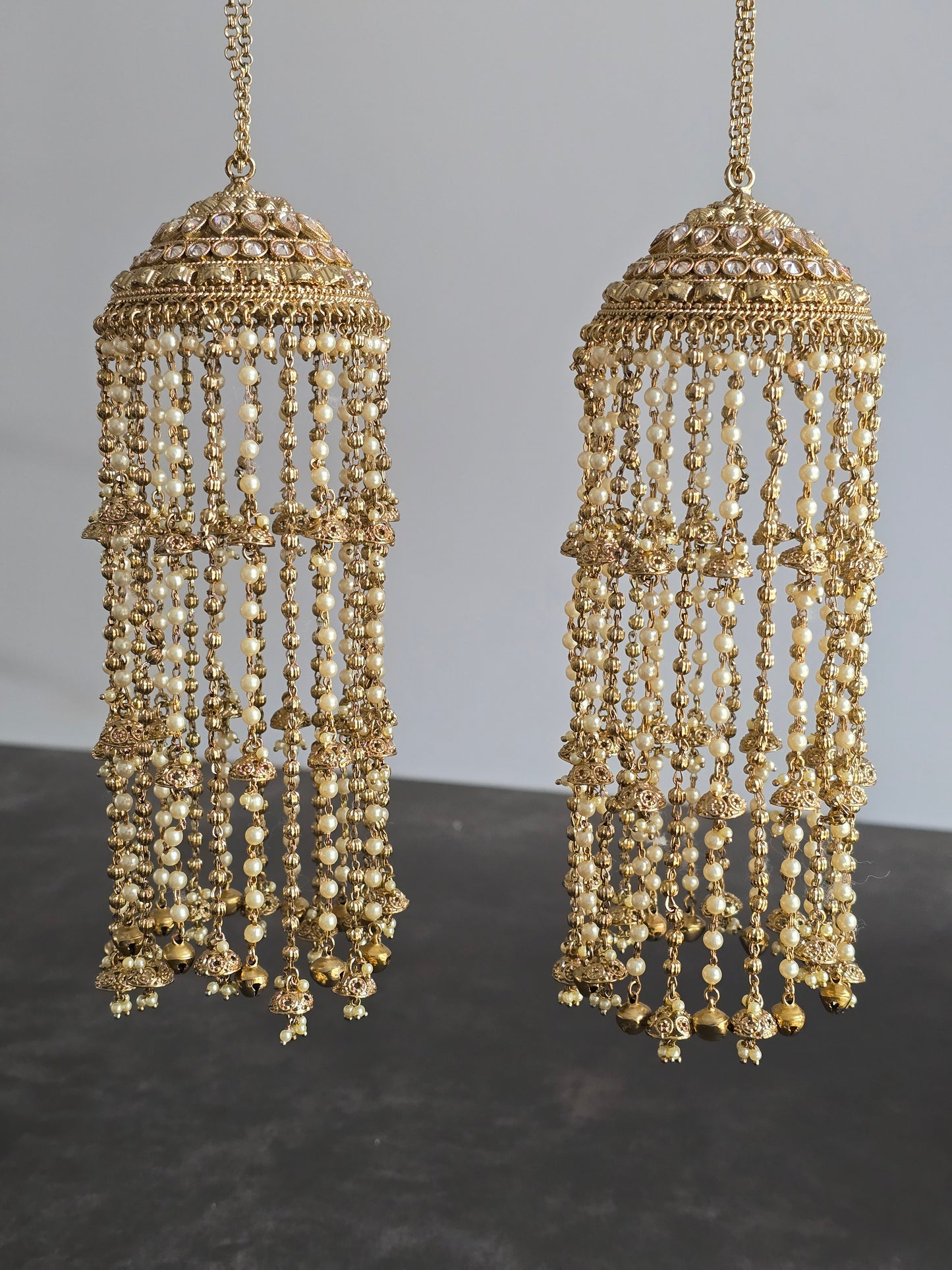 Jhumki kaleeray with pearl