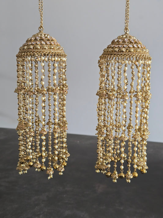 Jhumki kaleeray with pearl